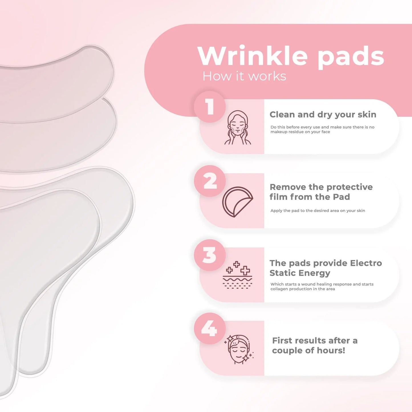 Reveal Firm, Smooth Skin – LUMIVO™ Anti-Wrinkle Pads for Your Youthful Transformation